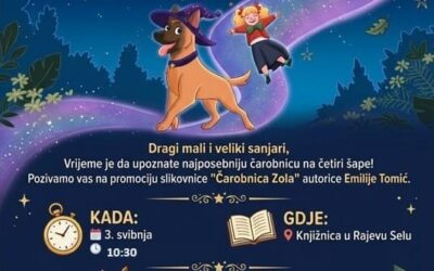 Pozivnica na promociju slikovnice “Čarobnica Zola”