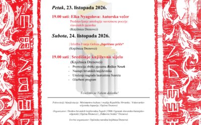 Program 37. Pjesničkih susreta “Drenovci 2026.”